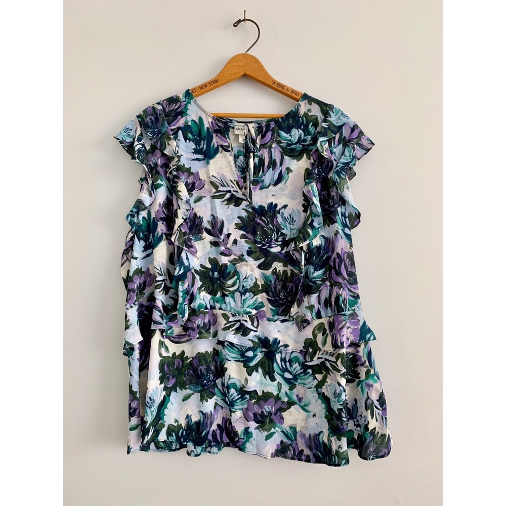 Ava & Viv Floral Blouse